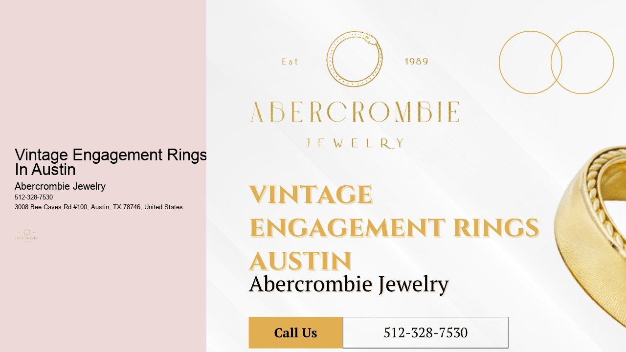 Vintage Engagement Rings In Austin