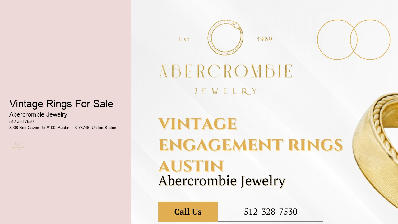 Vintage Rings For Sale