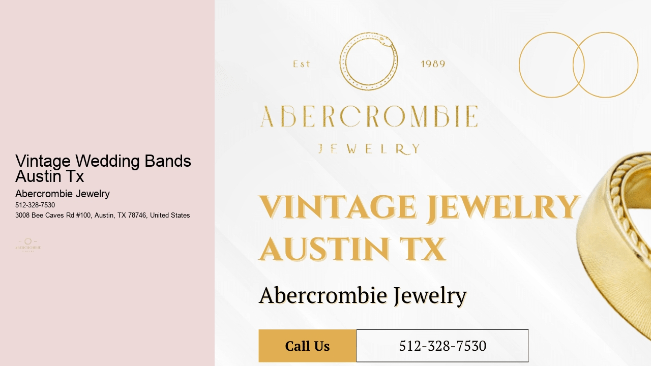 Vintage Wedding Bands Austin Tx