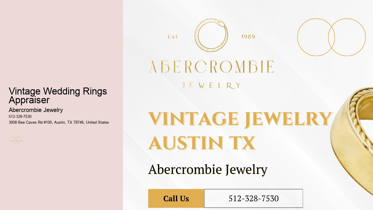 Vintage Wedding Rings Appraiser